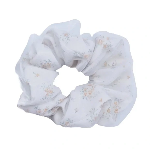 Time And Tru Ivory Ponytail Tie Scrunchie - Picture 6 of 12